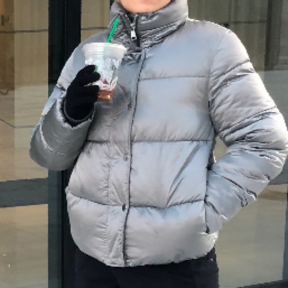 Metallic H&M puffer Jacket - Picture 3 of 7